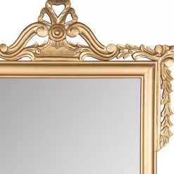 Gold Decorative Scrolls Ornate Wall Mirror