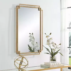 Gold Double Frame Wall Mirror