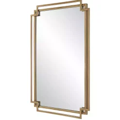 Gold Double Frame Wall Mirror