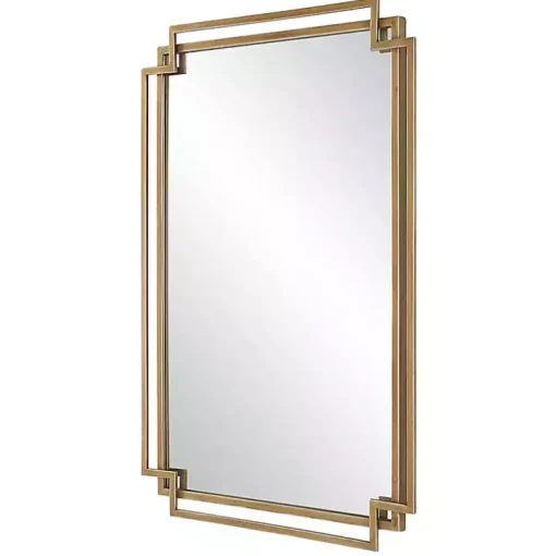 Gold Double Frame Wall Mirror