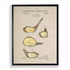 Gold Golf Club Patent Framed Art Print