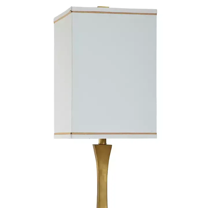 Gold Leaf Contemporary Buffet Lamp