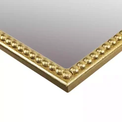 Gold Lilbeth Baroque Beaded Wall Mirror