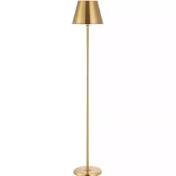 Gold Metal Asher Floor Lamp