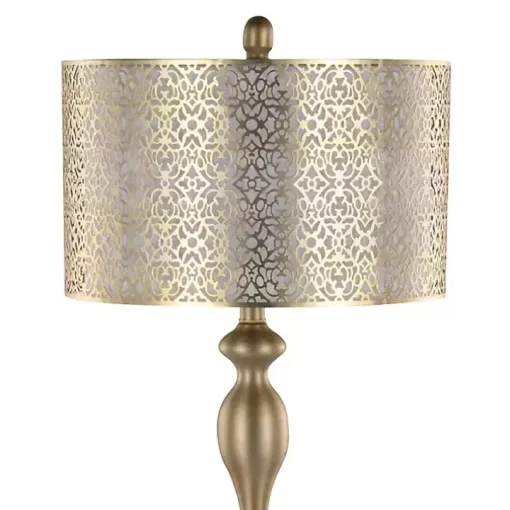 Gold Metal Ashland Floor Lamp