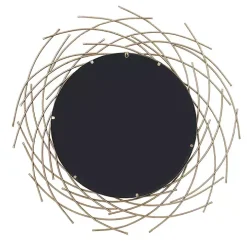 Gold Metal Glam Layered Mirror