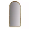 Gold Mia Textured Arch Wall Mirror