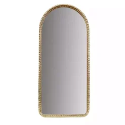 Gold Mia Textured Arch Wall Mirror