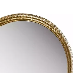 Gold Mia Textured Arch Wall Mirror