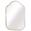 Gold Rounded Arch Wall Mirror
