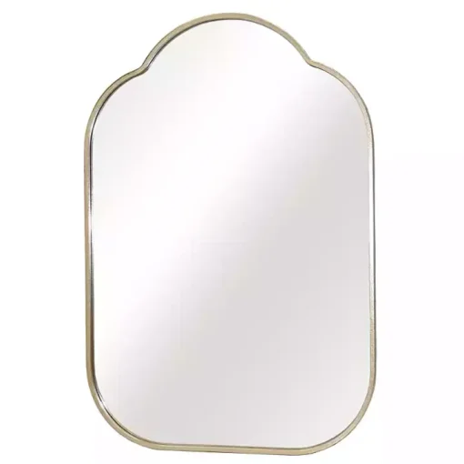 Gold Rounded Arch Wall Mirror