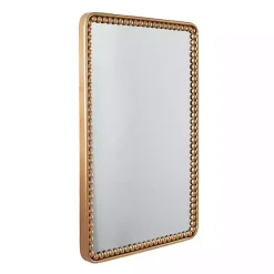 Gold Rounded Rectangle Wall Mirror