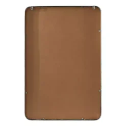 Gold Rounded Rectangle Wall Mirror