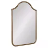 Gold Scalloped Arch Fellows Wall Mirror
