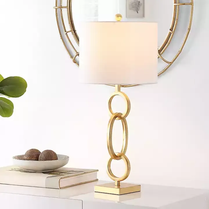 Gold Stacked Rings Alaia Table Lamp
