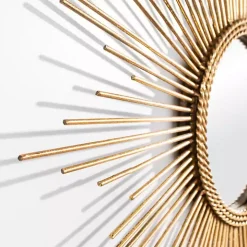 Gold Sunburst Nahla Wall Mirror