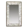 Gold Weathered Frame Wall Mirror, 12x29
