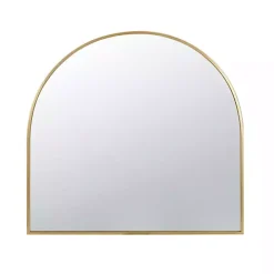 Golden Wide Arched Wall Mirror