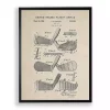 Golf Club Patent Framed Art Print