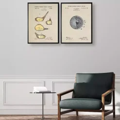 Golf Club Patent Framed Art Print