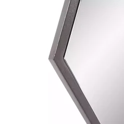 Graphite Metal Hexagonal Mirror