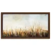 Grass in the Breeze Framed Canvas Art Print