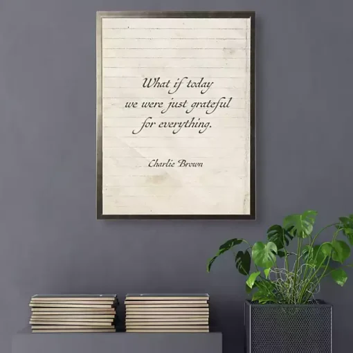 Grateful For Everything Wall Plaque