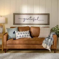 Grateful Wooden Wall Plaque
