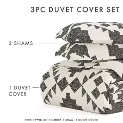 Gray Adobe Diamond 2-pc. Twin Duvet Cover Set