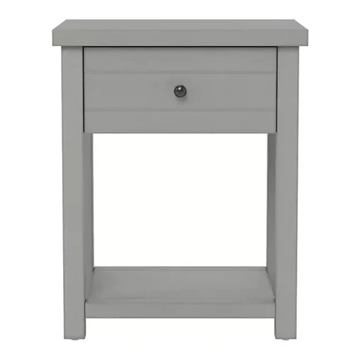 Gray Bailie Wooden Side Table