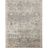 Gray Bohemian Area Rug, 5x7