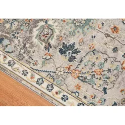 Gray Bohemian Area Rug, 5x7