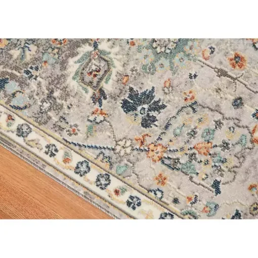 Gray Bohemian Area Rug, 5x7