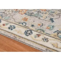 Gray Bohemian Area Rug, 5x7