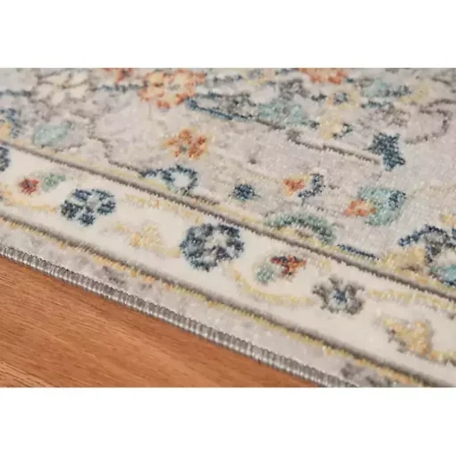 Gray Bohemian Area Rug, 5x7