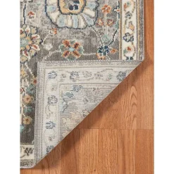 Gray Bohemian Area Rug, 5x7