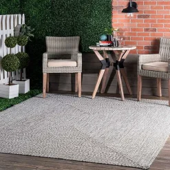 Gray Braided Lefebvre Area Rug, 12x18