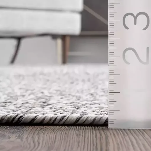 Gray Braided Lefebvre Area Rug, 12x18
