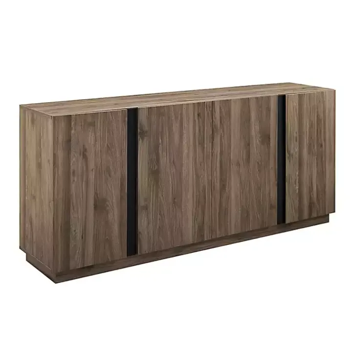 Gray Brown Modern 2-Door Sideboard