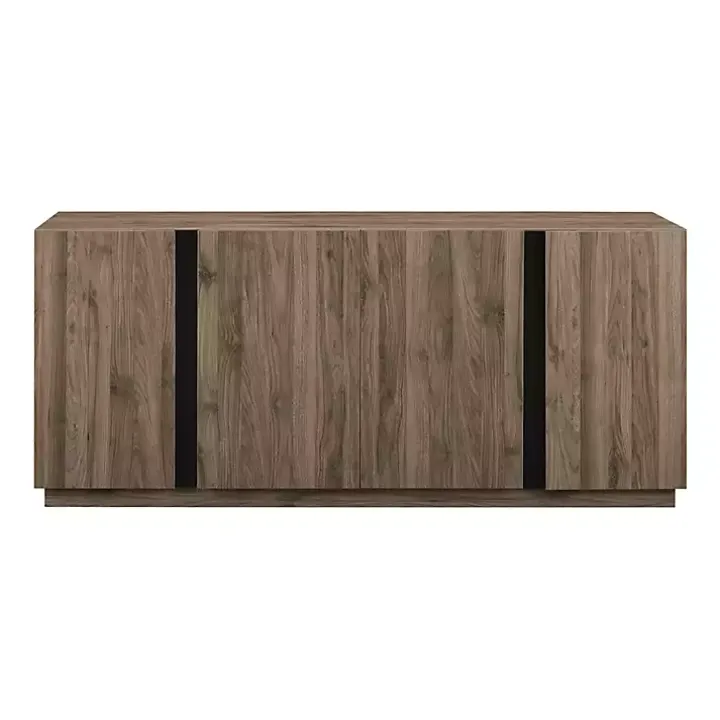 Gray Brown Modern 2-Door Sideboard