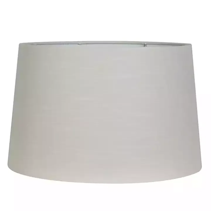 Gray Carved Urn Table Lamps, Set of 2