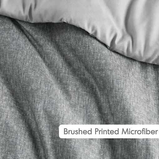 Gray Chambray 3-pc. King Comforter Set