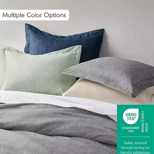 Gray Chambray 3-pc. King Comforter Set