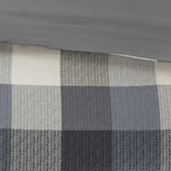 Gray Check California King 7-pc. Comforter Set