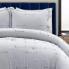 Gray Clip Jacquard 3-pc. Full/Queen Comforter Set