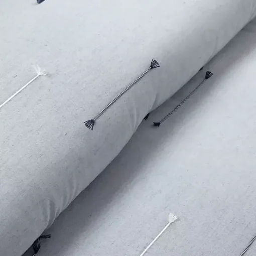 Gray Clip Jacquard 3-pc. King Comforter Set