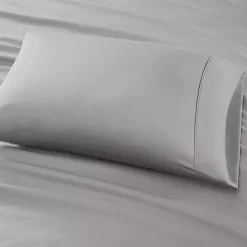 Gray Cotton Blend Sateen 6-pc. Queen Sheet Set