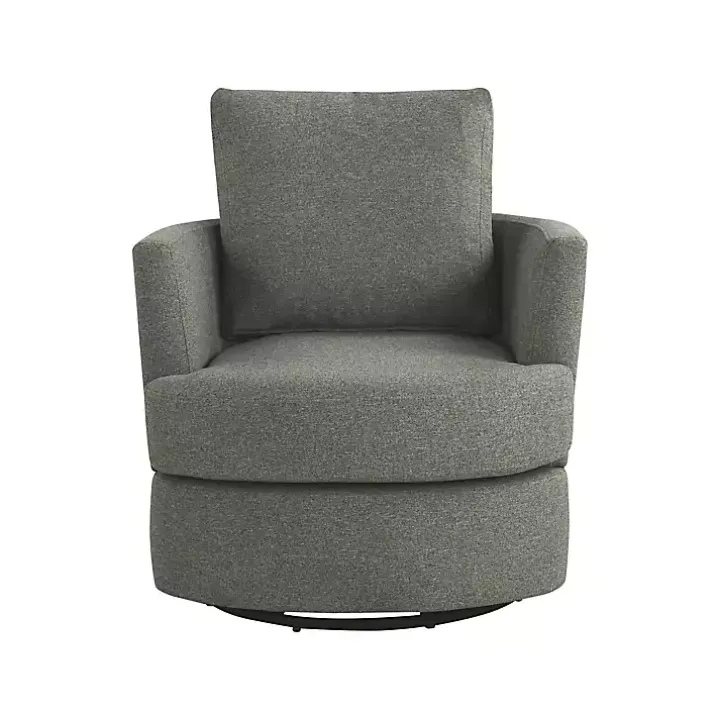 Gray Elmhurst Swivel Accent Chair