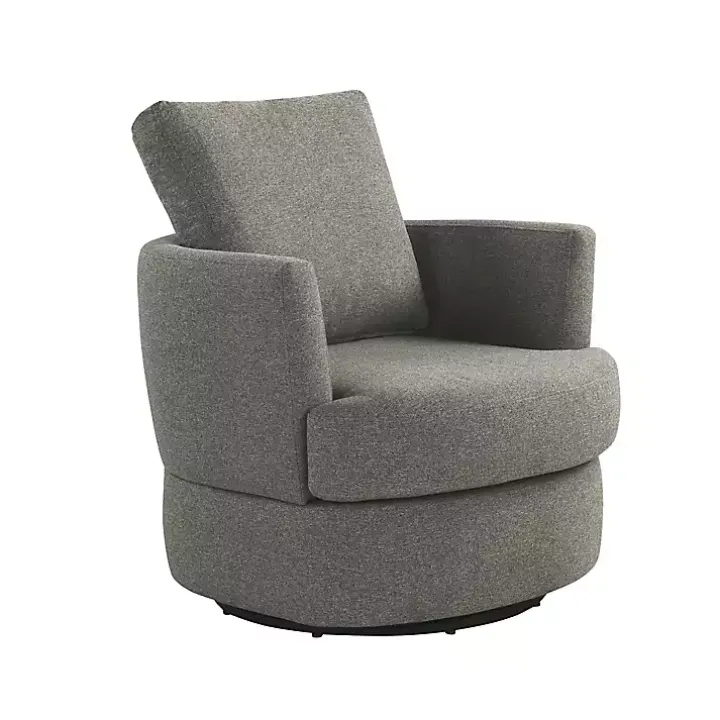 Gray Elmhurst Swivel Accent Chair