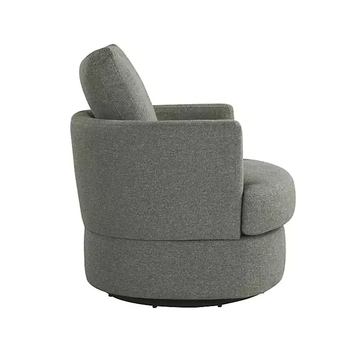Gray Elmhurst Swivel Accent Chair